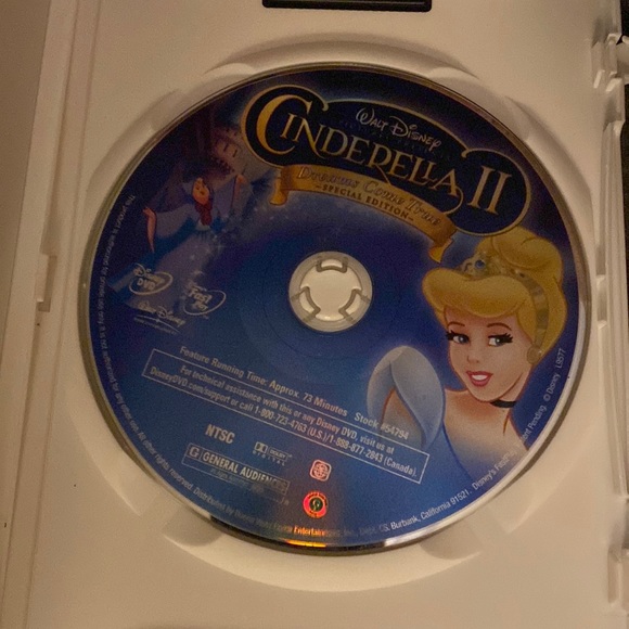 Walt Disney Cinderella II - Dreams Come True /Special Edition (DVD)- used - Picture 3 of 3